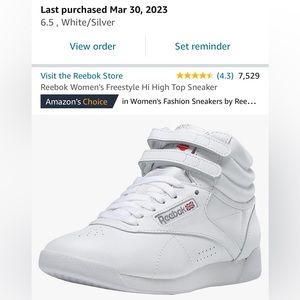 Reebok High Top Sneakers